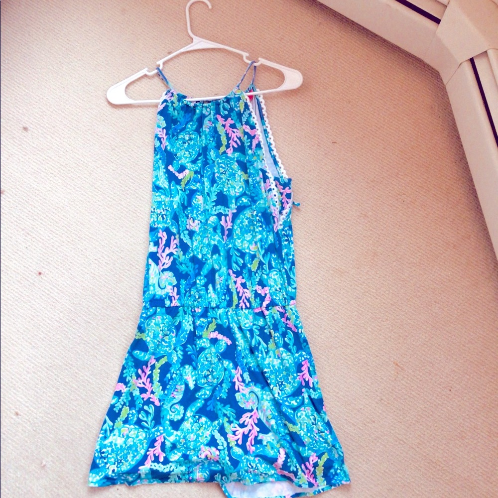 Lilly Pulitzer romper with skirt!